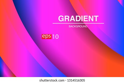 Colorful geometric background circle gradient composition