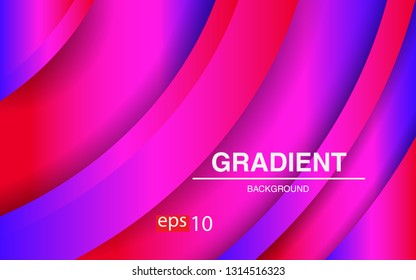 Colorful geometric background circle gradient composition
