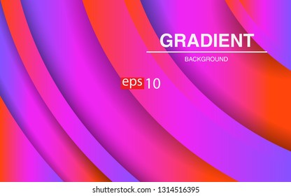 Colorful geometric background circle gradient composition