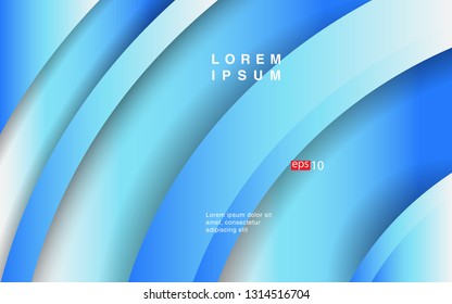Colorful geometric background circle gradient composition