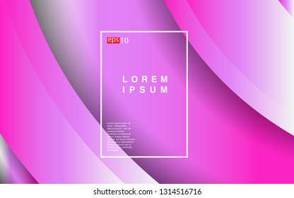 Colorful geometric background circle gradient composition