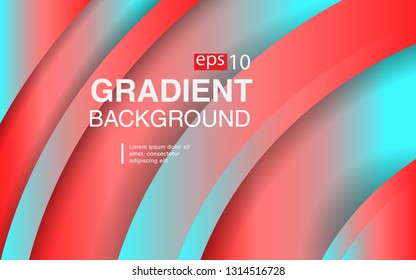 Colorful geometric background circle gradient composition