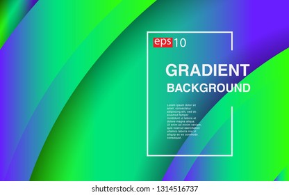Colorful geometric background circle gradient composition