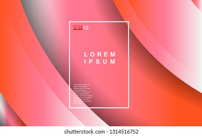 Colorful geometric background circle gradient composition