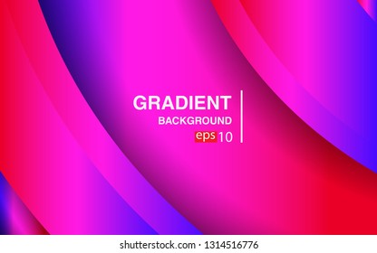 Colorful geometric background circle gradient composition