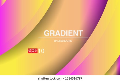 Colorful geometric background circle gradient composition