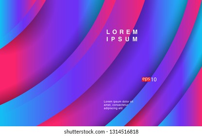 Colorful geometric background circle gradient composition