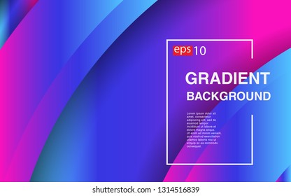 Colorful geometric background circle gradient composition