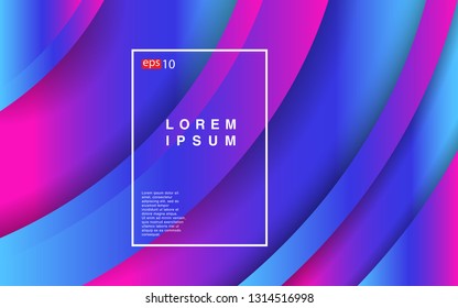 Colorful geometric background circle gradient composition