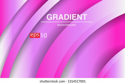Colorful geometric background circle gradient composition
