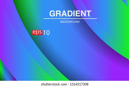 Colorful geometric background circle gradient composition