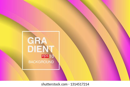 Colorful geometric background circle gradient composition