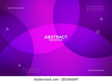 Colorful geometric background. Composition of circle gradient shape. Cool background design for posters. Eps 10 vector illustration, perfect design for business.