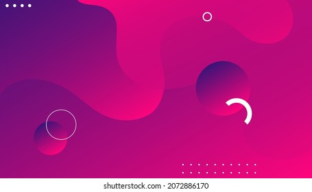 Colorful geometric background. Creative minimal geometric shape with gradient blue and purple background. Modern design in Eps10 vector illustration
