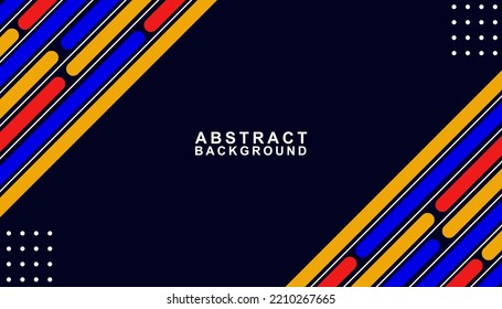 Colorful geometric background design. Abstract background design template for banners, flyers, brochures and others