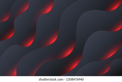 Colorful geometric background design. Fluid shapes composition with trendy gradients. Eps10 vector. - Vector