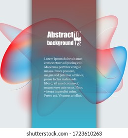 Colorful geometric background design. Fluid shapes composition with trendy gradients. Brochure template. Eps10 Vector illustration