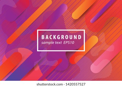 Colorful geometric background. Dynamic fluid shapes composition with Modern Abstract design for cover book or banners presentations, brochure, poster, wallpaper background vector illustration.