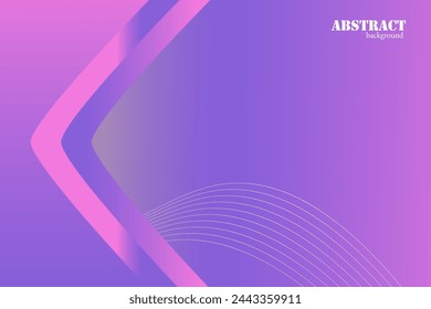 Colorful geometric background. Dynamic shape composition. pink color combination.Eps 10