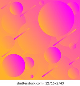 Colorful geometric background. Dynamic shapes composition. Eps10 vector