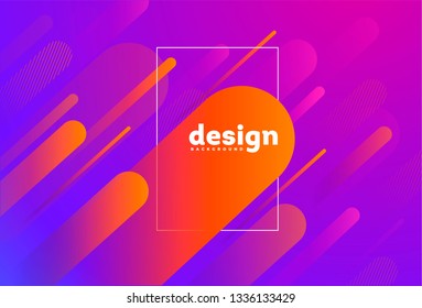 Colorful geometric background. Dynamic shapes composition. Eps10 vector.
