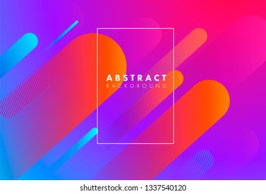Colorful geometric background. Dynamic shapes composition. Eps10 vector.