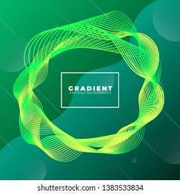 Colorful geometric background. Dynamic shapes composition. 