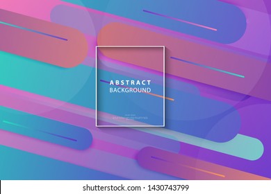 Colorful geometric background. Dynamic shapes composition and elements. Trendy and modern gradient background color. Eps10 Vector Illustration.