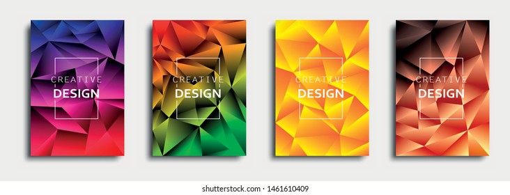 Colorful geometric background. Dynamic shapes composition. Vector illustration eps 10.