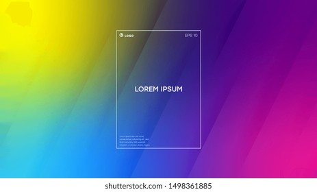 Colorful geometric background. Dynamic shapes composition and elements. Trendy and modern gradient background color. Eps10 Vector Illustration.