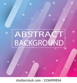 Colorful geometric background. Dynamic shapes composition.editable text. Eps10 vector.