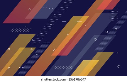 Colorful geometric background. Dynamic shapes composition with Futuristic Gradient.. Eps10 vector.