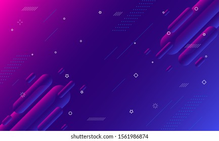 Colorful geometric background. Dynamic shapes composition with Futuristic Gradient.. Eps10 vector.