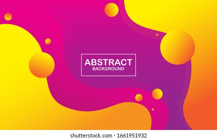 Colorful geometric background. Dynamic shapes composition. Eps10 vector