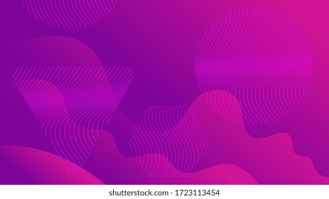 Fondo geométrico colorido. Composición y elementos de formas dinámicas. Color de fondo moderno y moderno. Ilustración vectorial Eps10.