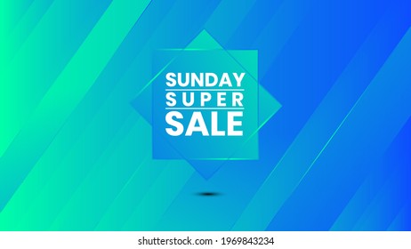 Colorful geometric background. Dynamic shapes Strips shapes composition. Trendy gradient shapes. Minimal geometric background, super Sunday sale