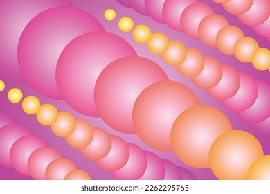 Colorful geometric background. Dynamic shapes composition vector