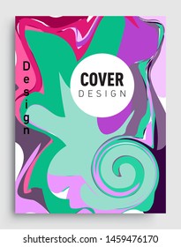 Colorful geometric background, elegant design template for cover and abstract background
