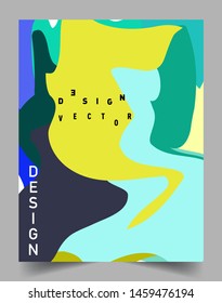 Colorful geometric background, elegant design template for cover and abstract background