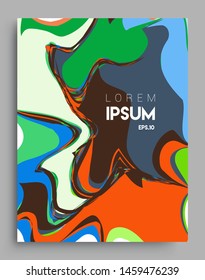 Colorful geometric background, elegant design template for cover and abstract background