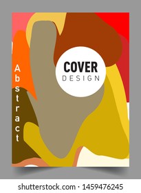 Colorful geometric background, elegant design template for cover and abstract background