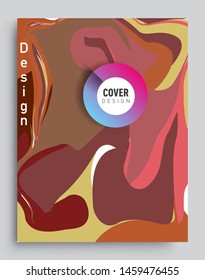 Colorful geometric background, elegant design template for cover and abstract background