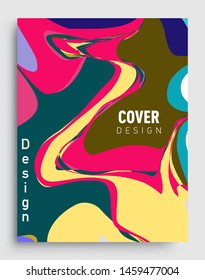 Colorful geometric background, elegant design template for cover and abstract background