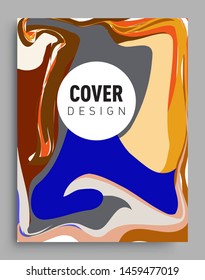 Colorful geometric background, elegant design template for cover and abstract background