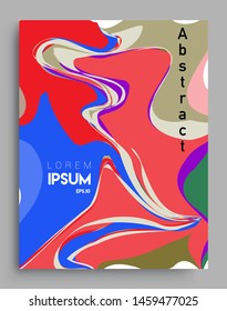 Colorful geometric background, elegant design template for cover and abstract background