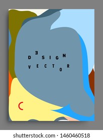 Colorful geometric background, elegant design template for cover and abstract background