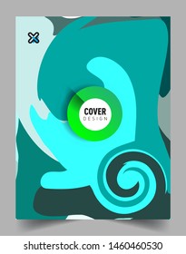 Colorful geometric background, elegant design template for cover and abstract background