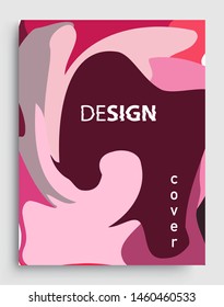 Colorful geometric background, elegant design template for cover and abstract background