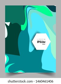 Colorful geometric background, elegant design template for cover and abstract background