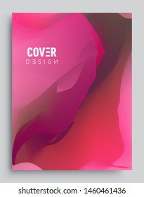 Colorful geometric background, elegant design template for cover and abstract background